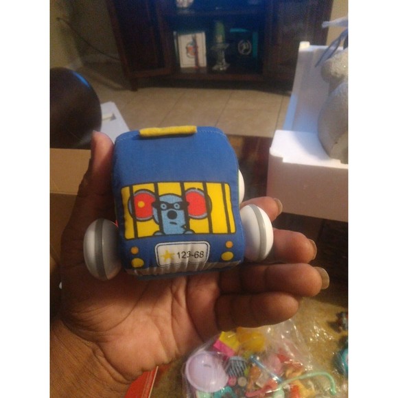 Melissa & Doug K's Kids Pull-Back Vehicle/Car Police Rescue Soft Cloth Shell Toy - Picture 3 of 4